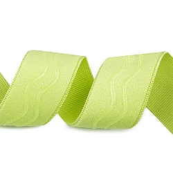 Elastic non-slip band / silicone backed gripper width 30 mm - Yellow reflective (1 Meter)