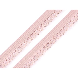 Decorative elastic width 15 mm - Vintage pink light (20 Meters)