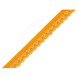 Decorative elastic, width 13 mm - Mustard (18 Meters)
