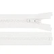 Plastic zipper ykk no 5,  length 60 cm, jacket - Cream (1 Piece)