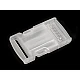Plastic side release buckle with strap adjuster width 25 mm - White milk (100 Pairs)