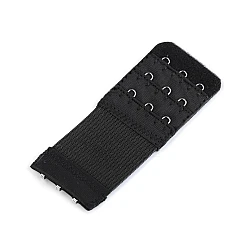 Bra extender width 40 mm, 3-rows - Black (1 Piece)
