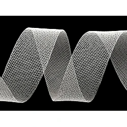 Horsehair braid crinoline width 1.5 cm soft - Transparent (20 Meters)