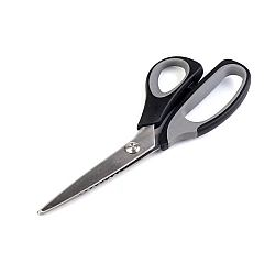 Pinking shears kai length 23 cm - Black (1 Piece)