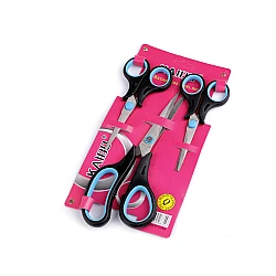 Scissors set of 3 pcs - Blue (1 Set)
