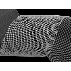 Horsehair braid crinoline stiff width 10 cm - Transparent (1 Meter)