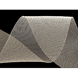 Horsehair braid crinoline stiff width 10 cm - Creamy light (1 Meter)