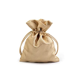 Satin gift pouch bag 9.5x13 cm - Gold lt. (10 Pieces)