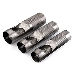 Fabric hole puncher / cutter ø25 mm, ø26 mm, ø28 mm, ø32 mm - Nickel (1 Piece)