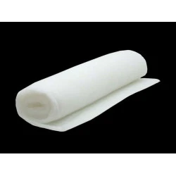 Polyester wadding 100 g/m², width 90 cm - White (1 Meter)