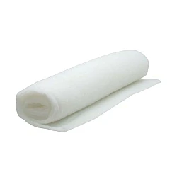 Polyester wadding 100 g/m², width 90 cm - White (1 Meter)