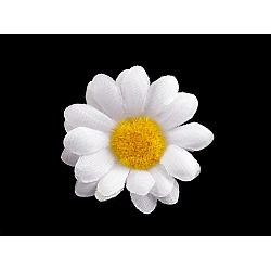 Artificial daisy flower head ø4 cm - White (20 Pieces)