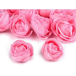 Artificial flower / rose ø3,5 cm - Light pink (20 Pieces)