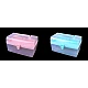 Plastic storage box organizer / case - Light pink (1 Piece)