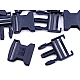 Side release buckle width 40 mm - Black (5 Pairs)