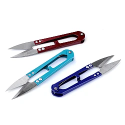 Sewing scissors / thread snips, length 11 cm - Mix of random colours (1 Piece)