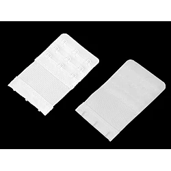 Bra extender width 55 mm 3-rows - White (1 Piece)