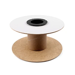 Paper spool ø20 cm - Natural brown (1 Piece)