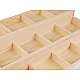 Wooden display stand / 3 story organizer 24x35.5 cm - Natural light (1 Piece)