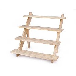 Wooden display stand - Natural light (1 Piece)
