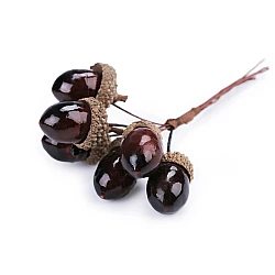 Artificial acorn twig - Brown (60 Pieces)