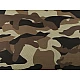 Outdoor fabric 600d, pvc coated, camouflage - Green (1 Meter)