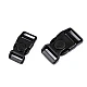 Frost-resistant tri-glide slider / side release buckle, 20 mm, 25 mm - Black (100 Sets)
