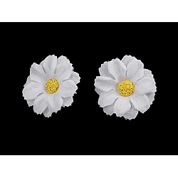 Artificial flower head ø3.5 cm - White (12 Pieces)