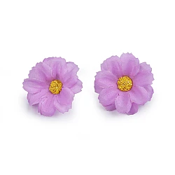 Artificial flower head ø3.5 cm - Light violet (12 Pieces)