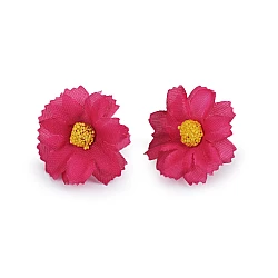Artificial flower head ø3.5 cm - Pink (12 Pieces)