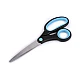 Scissors for left-handers, length 21 cm - Blue (1 Piece)
