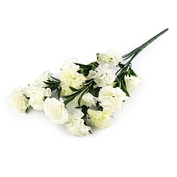 Artificial carnation bouquet - Creamy light (1 Piece)
