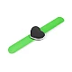 Magnetic hand pin cushion - heart, rectangle - Light green (1 Piece)