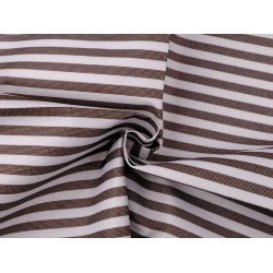 Outdoor fabric 600d, pvc coated, stripes - Brown (1 Meter)