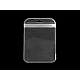 Grip seal bags with hang hole 10.5x15 cm - Transparent (50 Pieces)