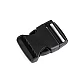Webbing side release buckle, width 38 mm - Black (100 Pairs)