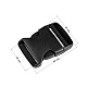 Webbing side release buckle, width 38 mm - Black (100 Pairs)