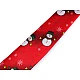 Satin christmas tie - Red (1 Piece)