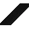 Elastic loop / plush tape fastener width 26 mm - Black (1 Meter)