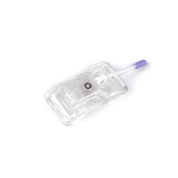 Magnetic plastic buckle, width 20 mm - Transparent (1 Pair)