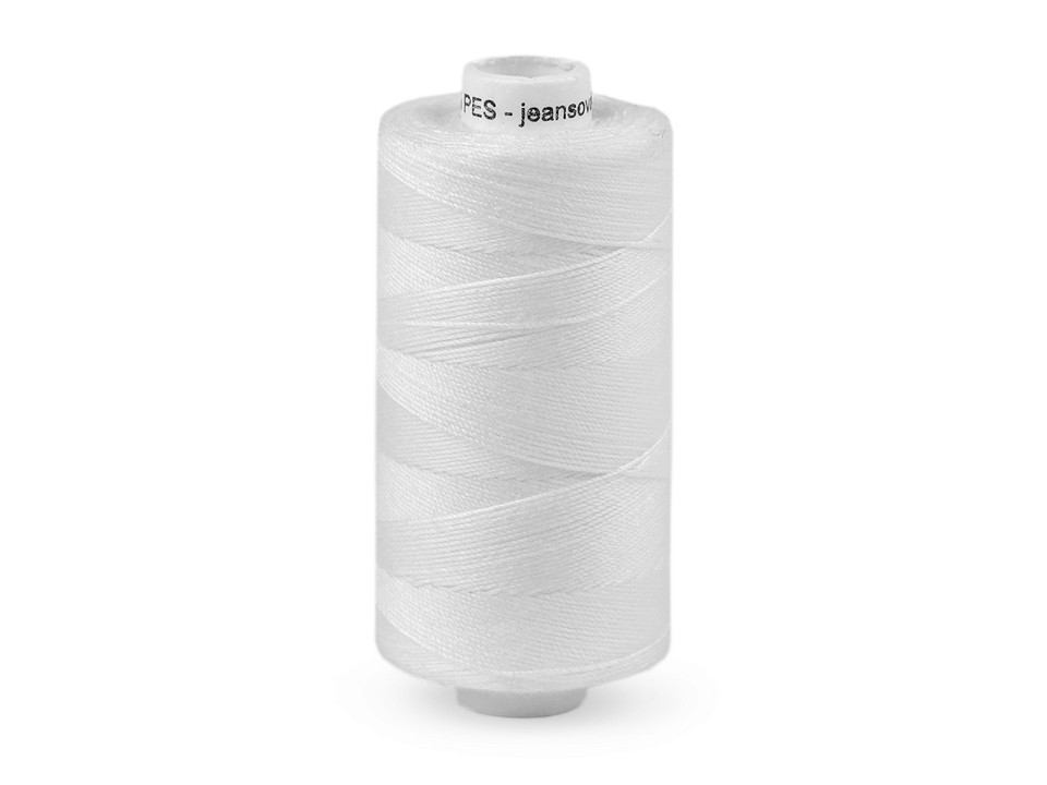 Jeans Sewing Thread 200 m 30x3 - White Jeans Sewing Thread 200 m 30x3 - White
