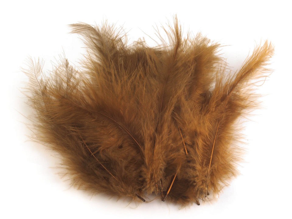 Ostrich Feathers length 9-18 cm, brown Ostrich Feathers length 9-18 cm, brown