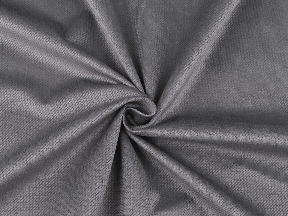 Catifea uni structurată, la metru - gri neutral Catifea uni structurată, la metru - gri neutral
