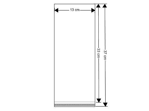 Clear Plastic Self-Adhesive Seal Bags 13x33 cm (package 100 pc.) Clear Plastic Self-Adhesive Seal Bags 13x33 cm (package 100 pc.)