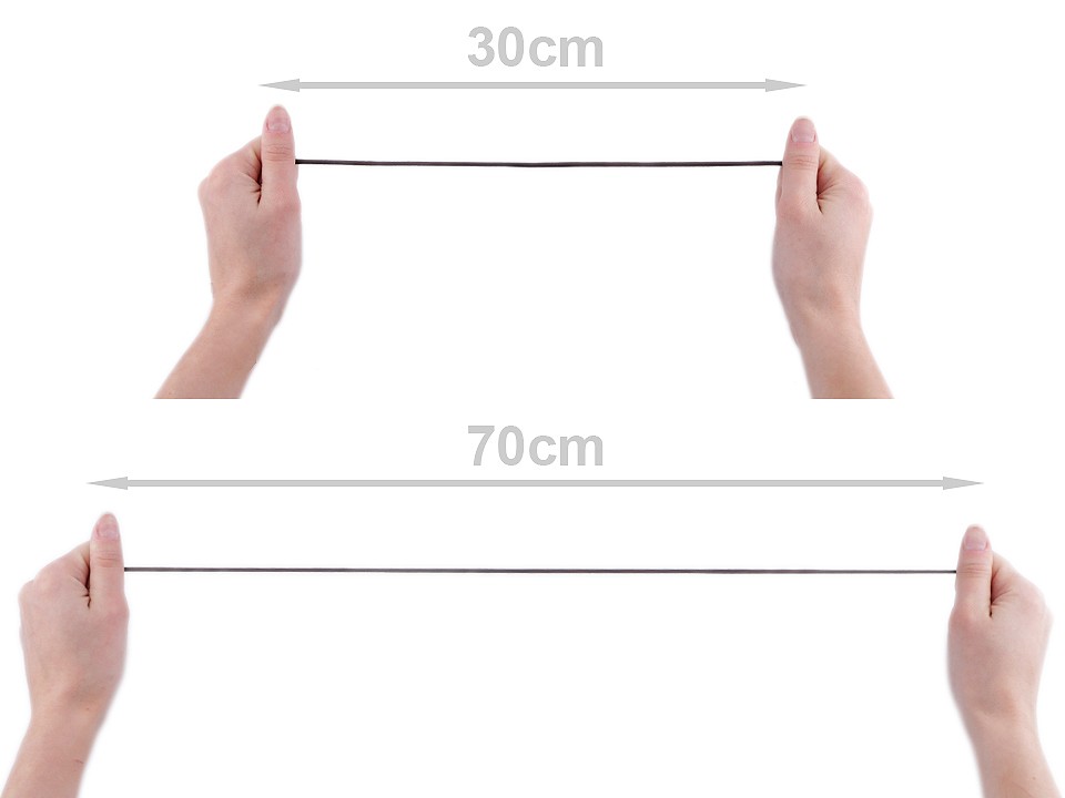 Elastic rotund, Ø3 mm (card 3 m) - alb Elastic rotund, Ø3 mm (card 3 m) - alb
