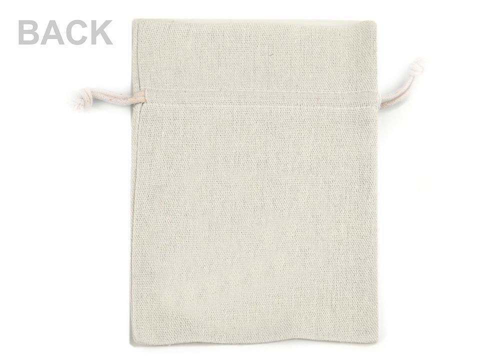 Cotton Drawstring Bag Heart 13x18 cm (package 10 pc.) Cotton Drawstring Bag Heart 13x18 cm (package 10 pc.)