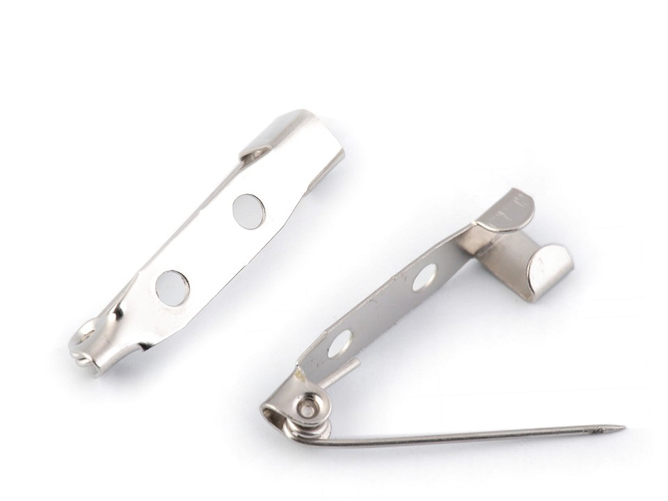 Pin Back 5x25 mm, platinum, 10 pc. Pin Back 5x25 mm, platinum, 10 pc.