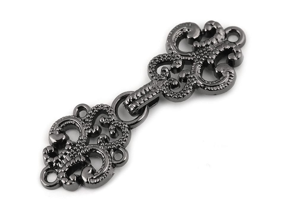 Decorative Filigree Fastening, black nickel Decorative Filigree Fastening, black nickel