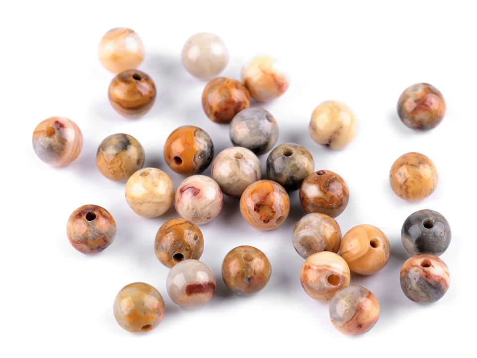 Mineral / Gemstone Beads Yellow Agate Ø6 mm (package 10 pc.) Mineral / Gemstone Beads Yellow Agate Ø6 mm (package 10 pc.)