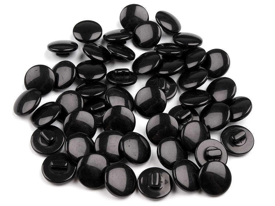 Button size 20, black, 10 pc. Button size 20, black, 10 pc.